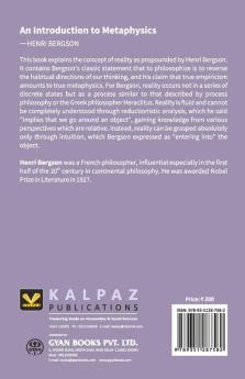 An Introduction To Metaphysics