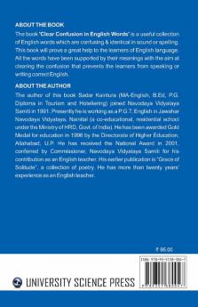 Clear Confusion in English Words