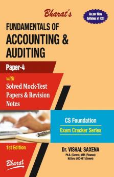 Fundamentals of Accounting and Auditing (Paper 4)