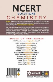 NCERT Solutions Chemistry 12th