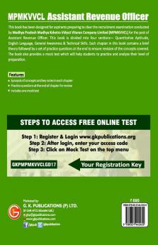 MP. Assistant Revenue Officer Recruitment Examination 2017