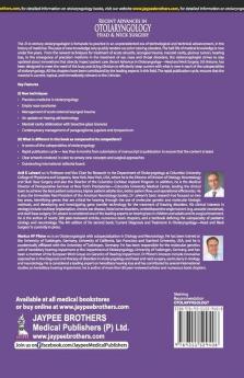 RECENT ADVANCES IN OTOLARYNGOLOGY HEAD & NECK SURGERY VOL.5