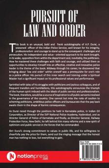 Pursuit Of Law And Order