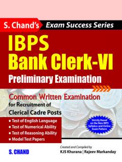 IBPS BANK CLERK- VI PRELIMINARY EXAMINATION- GUIDE (ENGLISH)