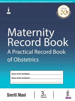 Maternity Record Book 3rd edn 2019