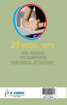 Civil Services Pre Examination General Studies - 20 Model Sets (Paper-1)