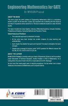 Engineering Mathematics for GATE (Solved Papers 2010-2018)