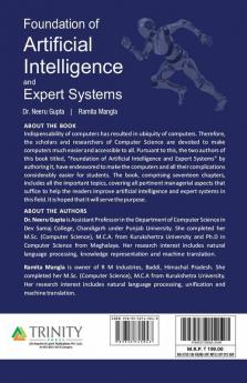 Foundation of Artificial Intelligence and Expert Systems