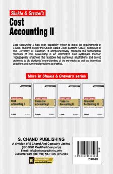 Cost Accounting II [CBCS BAWN]
