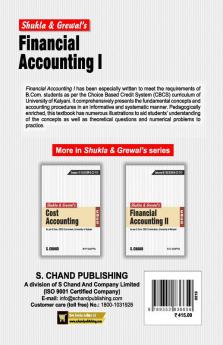 Financial Accounting I [CBCS KYI]