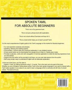 SPOKEN TAMIL FOR ABSOLUTE BEGINNERS