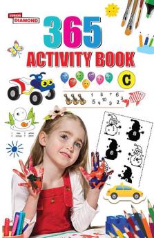 365 Activity Book C For Kids | Match the Pair Find the Difference Puzzles Crosswords Join the Dots  Colouring Drawing and Brain Teasers