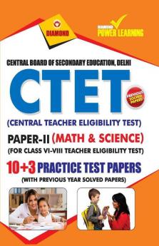 CTET Previous Year Solved Papers for Math and Science in English Practice Test Papers (केंद्रीय शिक्षक पात्रता परीक्षा - गणित व विज्ञान)