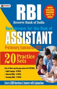 20 Practice Sets for RBI Assistant Preliminary Examination 2022