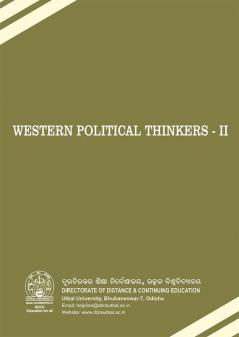 Western Political Thinkers - II (MA-Political Science) (2nd Semester) (English)