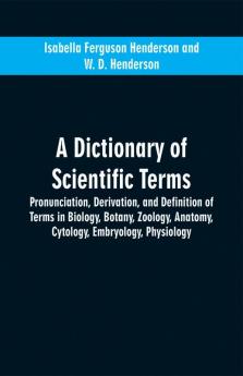 A Dictionary Of Scientific Terms