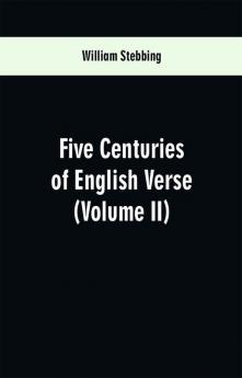 Five Centuries of English Verse