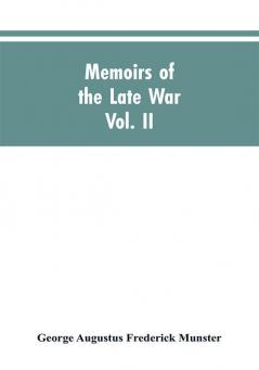 Memoirs of the Late War