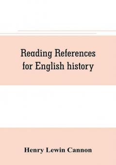 Reading references for English history