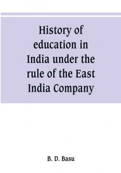 History of education in India under the rule of the East India Company