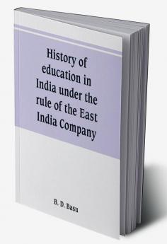 History of education in India under the rule of the East India Company