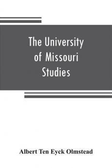 The University of Missouri Studies