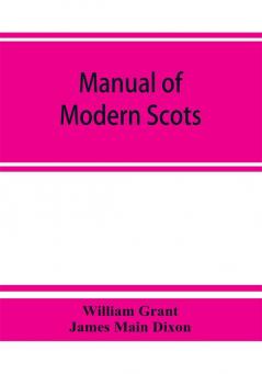 Manual of modern Scots