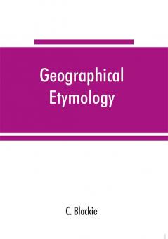 Geographical etymology