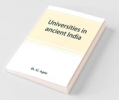 Universities In Ancient India