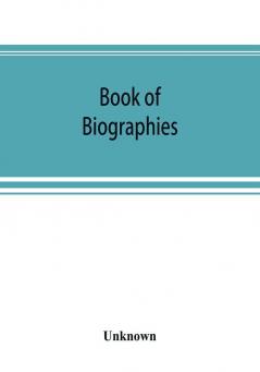 Book of biographies; this volume contains biographical sketches of leading citizens of Bucks County Penna.