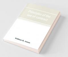 Principles Of The Law Of Contract