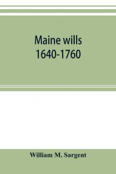 Maine wills