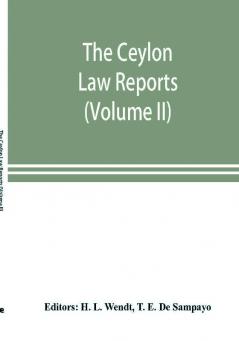 The Ceylon Law reports