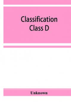 Classification. Class D