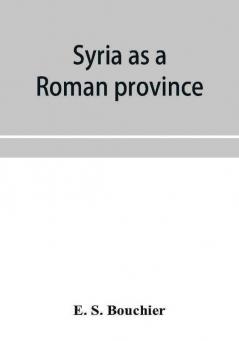 Syria as a Roman province