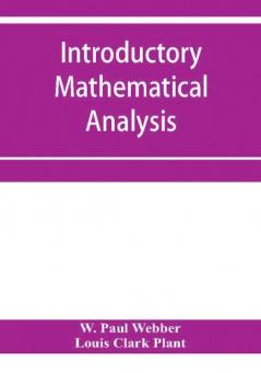 Introductory mathematical analysis