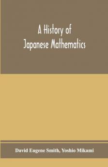 A history of Japanese mathematics
