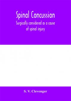 Spinal concussion