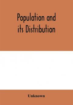 Population and its distribution