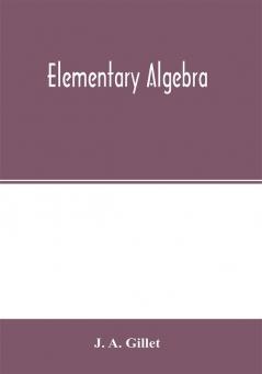 Elementary algebra