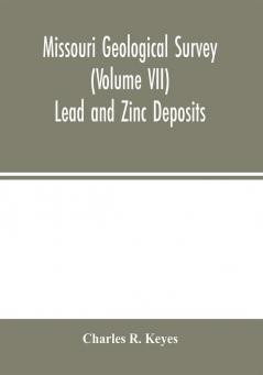 Missouri Geological Survey (Volume VII): Lead and Zinc Deposits