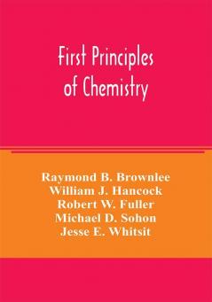 First principles of chemistry