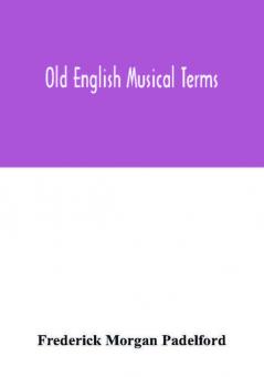 Old English musical terms