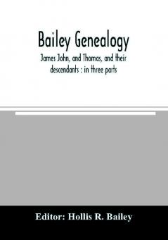 Bailey genealogy