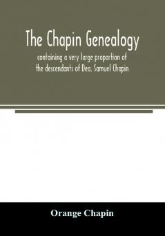 The Chapin genealogy