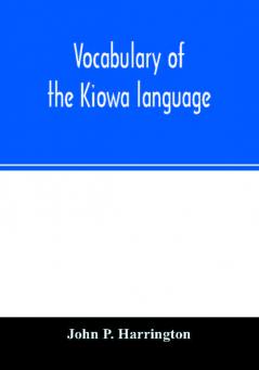 Vocabulary of the Kiowa language