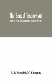 The Bengal Tenancy Act