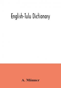 English-Tulu dictionary