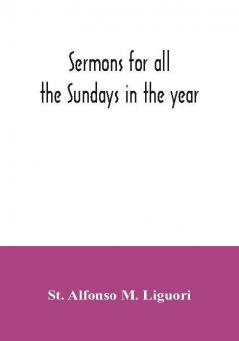 Sermons for all the Sundays in the year