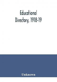 Educational directory 1918-19